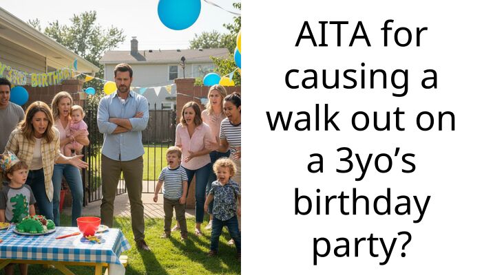I Left A Birthday Party Early And Triggered A Ma*s Exit Of Kids—Now The Mom Is Furious
