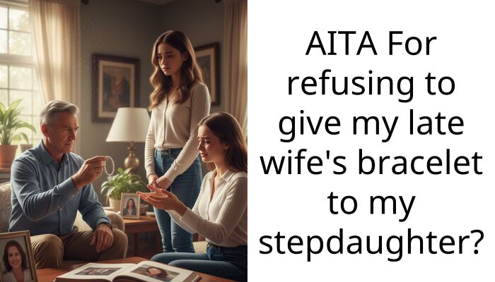 AITA For refusing to give my late wife’s bracelet to my stepdaughter?