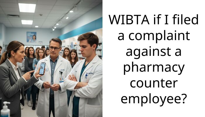WIBTA if I filed a complaint against a pharmacy counter employee?