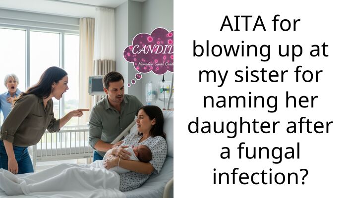 AITA for blowing up at my sister for naming her daughter after a fungal infection?