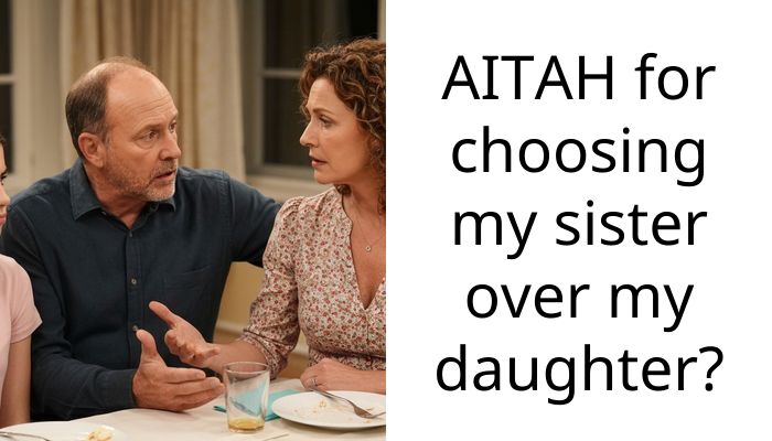 AITAH for choosing my sister over my daughter?
