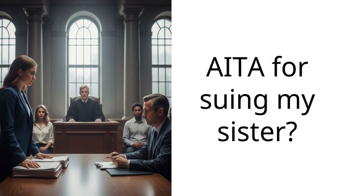 AITA for suing my sister?