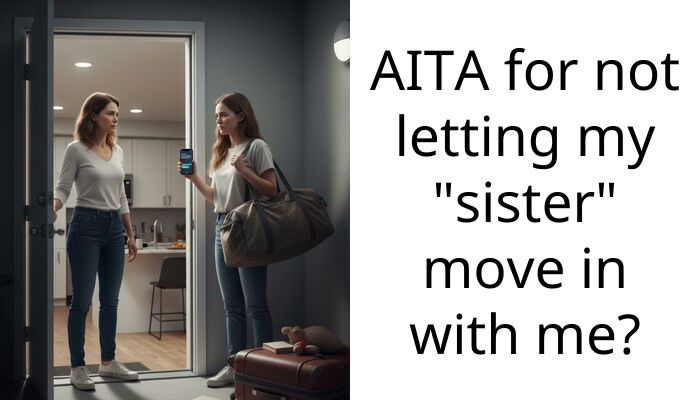 AITA for not letting my “sister” move in with me?