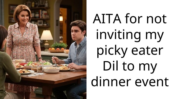 AITA for not inviting my picky eater Dil to my dinner event