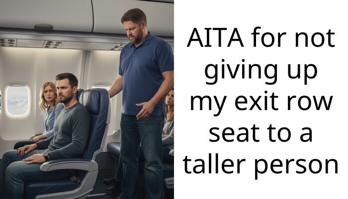 AITA for not giving up my exit row seat to a taller person