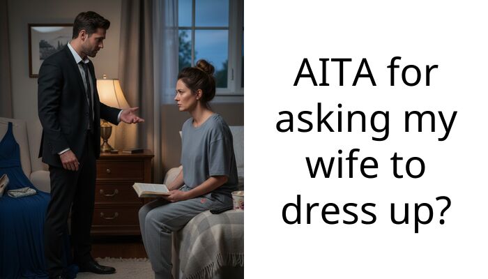 AITA for asking my wife to dress up?