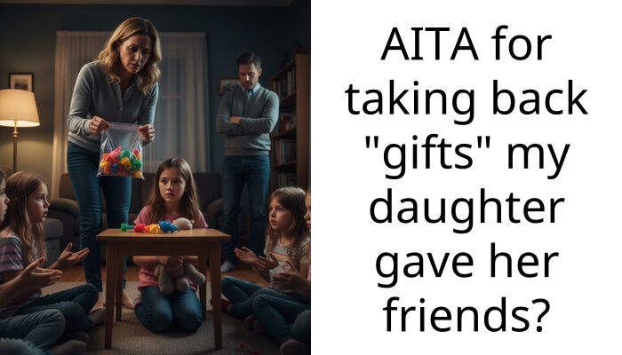 AITA for taking back “gifts” my daughter gave her friends?