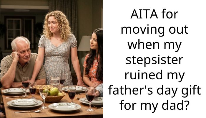 Teen Sparks Family Conflict By Moving Out After Step Sister Ruins Her Late Father’s Day Gift