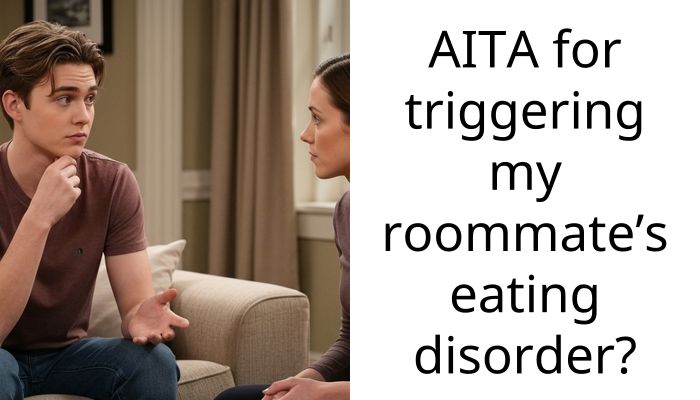 AITA for triggering my roommate’s eating disorder?