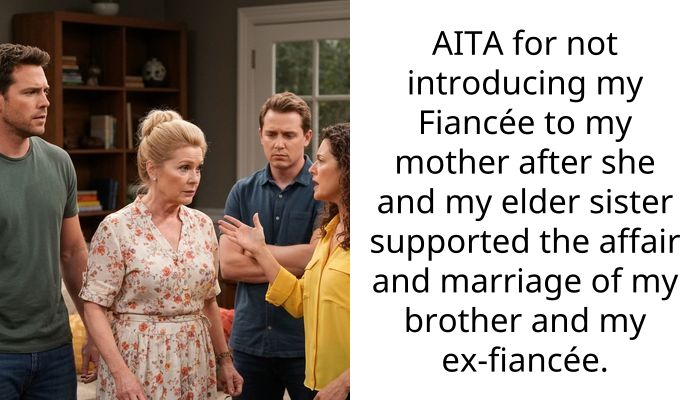AITA for not introducing my Fiancée to my mother after she and my elder sister supported the affair and marriage of my brother and my ex-fiancée.
