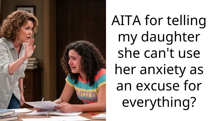 AITA for telling my daughter she can’t use her anxiety as an excuse for everything?