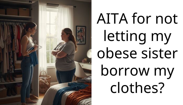 AITA for not letting my obese sister borrow my clothes?