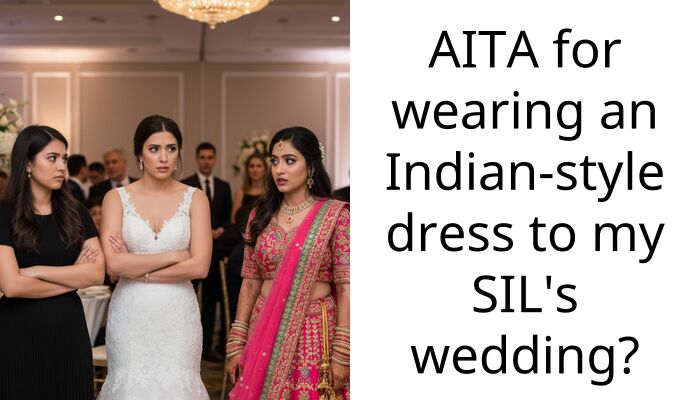 AITA for wearing an Indian-style dress to my SIL’s wedding?