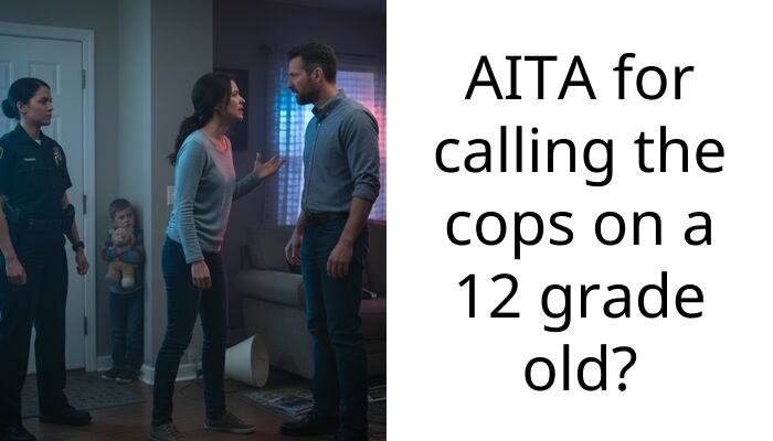 AITA for calling the cops on a 12 grade old?