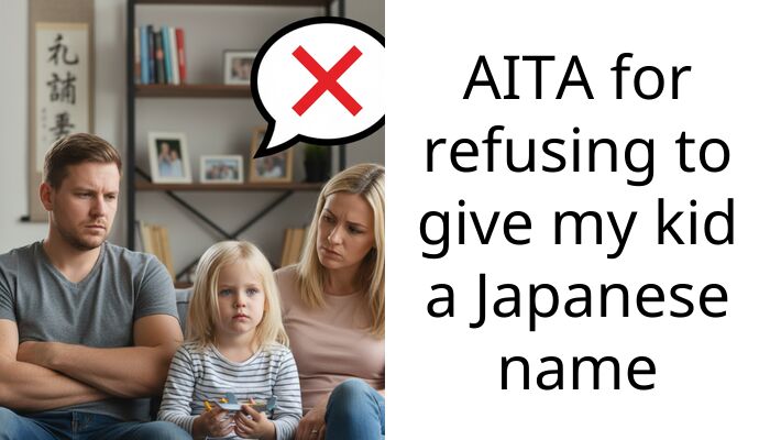 AITA for refusing to give my kid a Japanese name