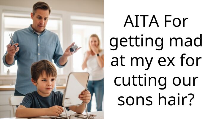 AITA For getting mad at my ex for cutting our sons hair?