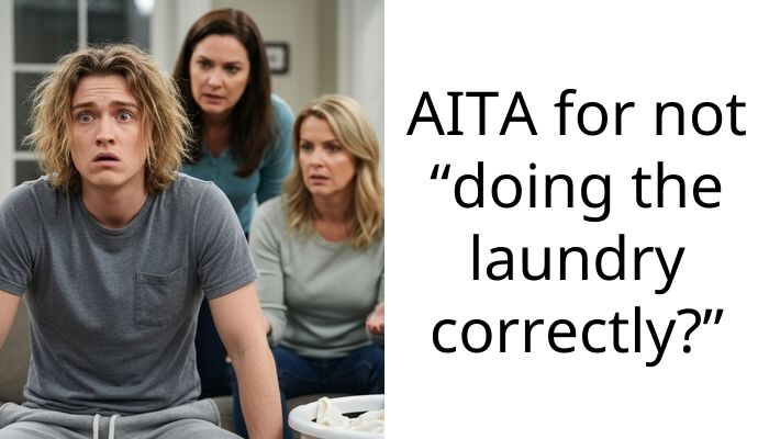 AITA for not “doing the laundry correctly?”