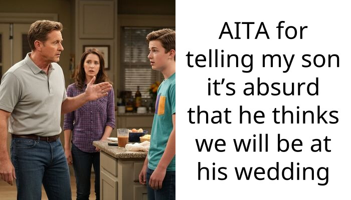 Huge Argument Breaks Out When Dad Tells Son That Family Can’t Make It To His Destination Wedding