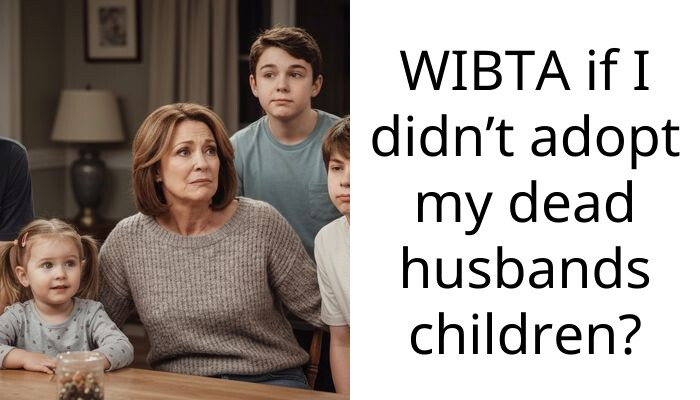 WIBTA if I didn’t adopt my dead husbands children?