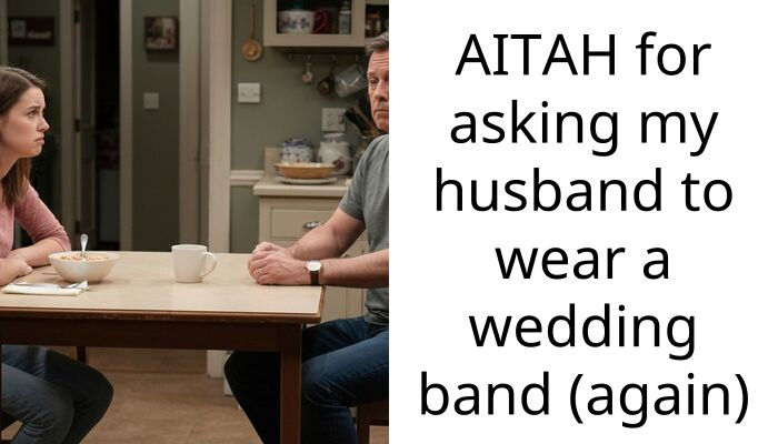 AITAH for asking my husband to wear a wedding band (again)