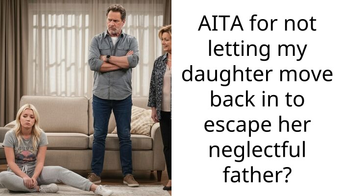 AITA for not letting my daughter move back in to escape her neglectful father?