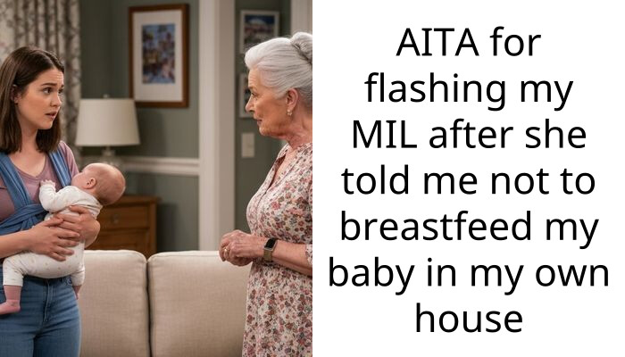 MIL insulted me for b***stfeeding in my own home so I told her to get out