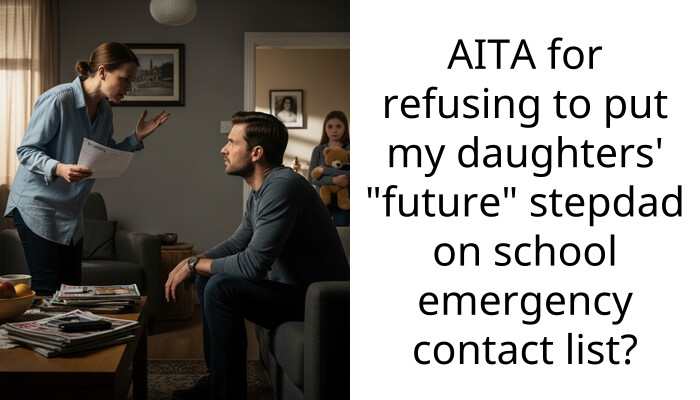 Ex Demands I Put Her Boyfriend Of 4 Months On My Kids’ Emergency School List