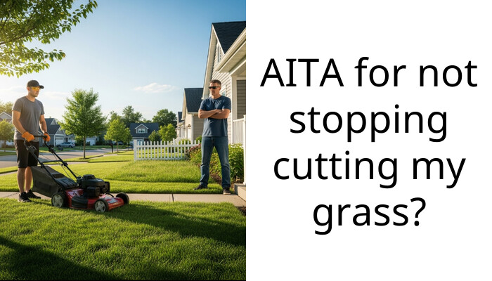 Woman Trespa*sed On My Yard To Demand I Stop Mowing And Critiqued My Clothes
