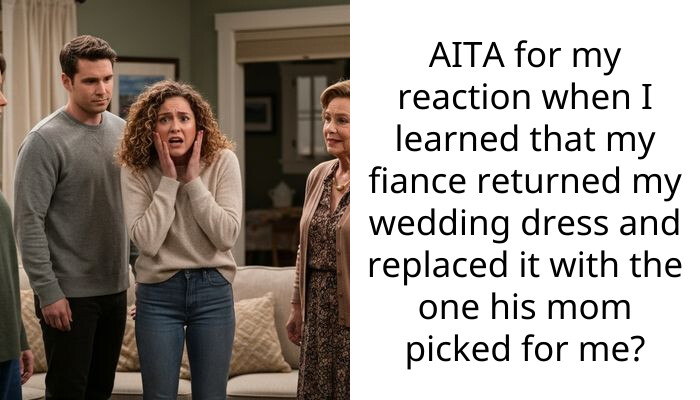 Woman Gets Furious Replies As She Spills Wedding Drama On Reddit, Says Fiancé Returned Her Dress And Replaced It With What His Mother Picked