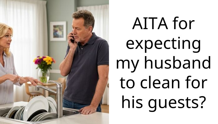 My husband expects me to deep clean for his game nights while I am drowning in grad school