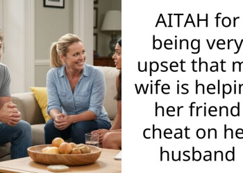 My wife is taking a free trip to act as an alibi for her friend’s affair