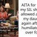 My SIL humiliated my daughter for eating snacks when they were broke and I am done