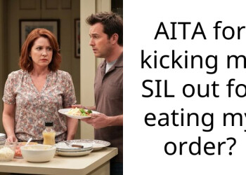 Husband let his pregnant sister eat my dinner after she forced him to ignore my allergies