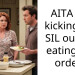 Husband let his pregnant sister eat my dinner after she forced him to ignore my allergies