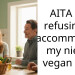 AITA For refusing to accommodate my nieces vegan diet?