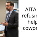 AITA for refusing to help a coworker.