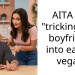 AITA for “tricking” my boyfriend into eating vegan
