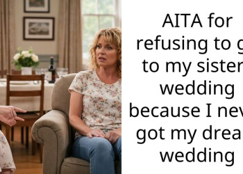 My parents told me they were broke for my wedding, then dropped cash for my sister’s
