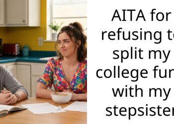 AITA for refusing to split my college fund with my stepsister