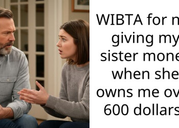 WIBTA for not giving my sister money when she owns me over 600 dollars?