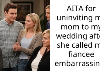 Family Drama Unveils As Man Uninvites Mom From His Wedding Because She Expressed How Embarra*sing His Fiancee Is