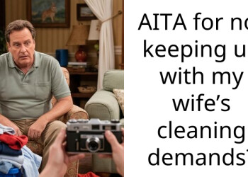 AITA for not keeping up with my wife’s cleaning demands?