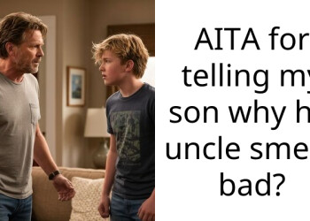 My husband thinks I was rude for letting our son tell his uncle he stinks like smoke