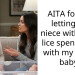 My family is furious because I refuse to let my newborn be around my niece’s head lice