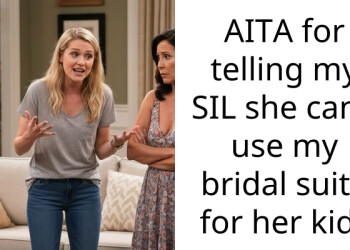 AITA for telling my SIL she can’t use my bridal suite for her kid?