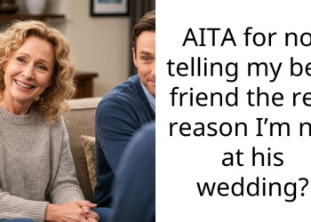 AITA for not telling my best friend the real reason I’m not at his wedding?