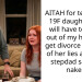 AITAH for telling my 19F daughter she will have to move out of my house if i get divorce because of her lies after her stepdad saw her n**ed.