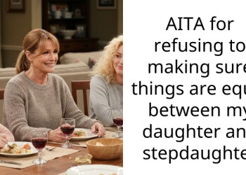 AITA for refusing to making sure things are equal between my daughter and stepdaughter