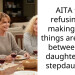AITA for refusing to making sure things are equal between my daughter and stepdaughter