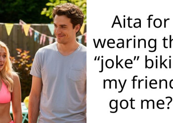 Aita for wearing the “joke” bikini my friend got me?